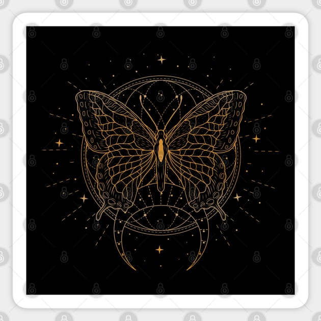 Swallowtail Butterfly | Dreamcatcher Sticker by CelestialStudio